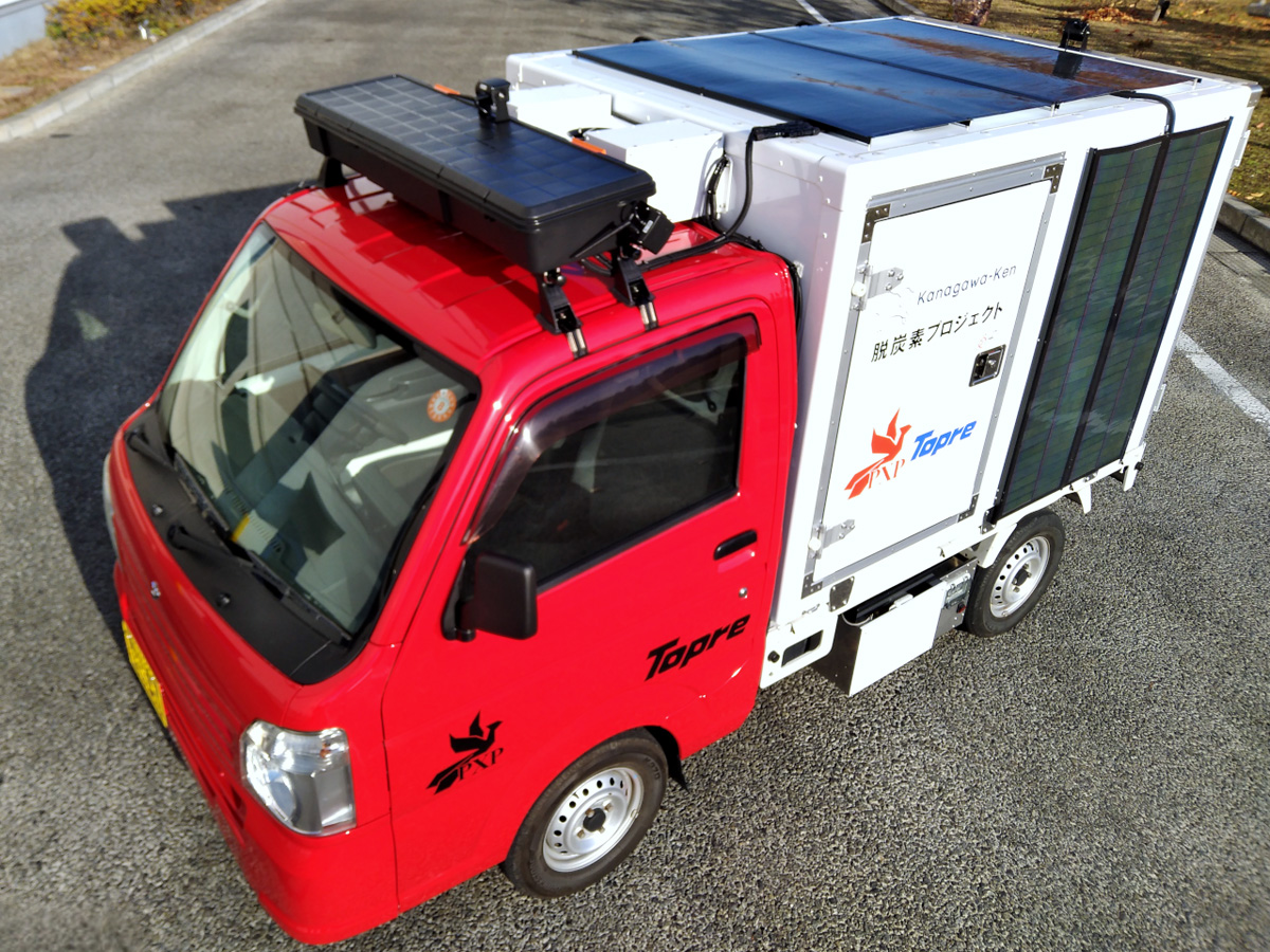 PXP・東プレ/太陽光パネル搭載型低温物流車両の走行試験開始 20250106px01 - PXP・東プレ/太陽光パネル搭載型低温物流車両の走行試験開始