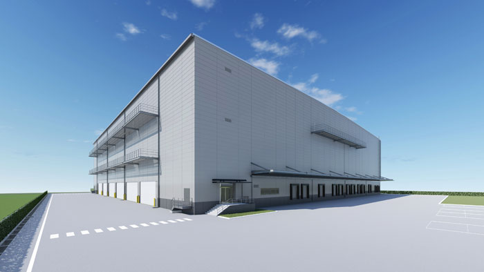 「シャロンテック入間物流センター」外観イメージ