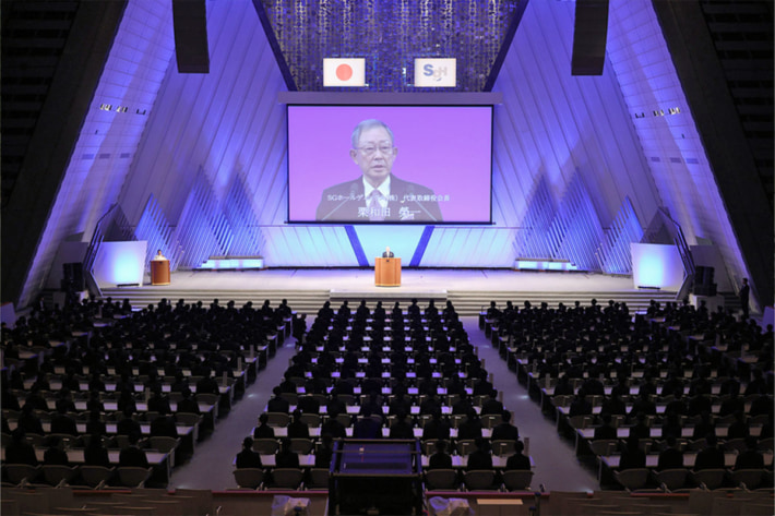 0401sahd1 710x473 - 2026年度入社式／ヤマト456名、SGHD586名など物流の持続性確保へ採用は増加傾向