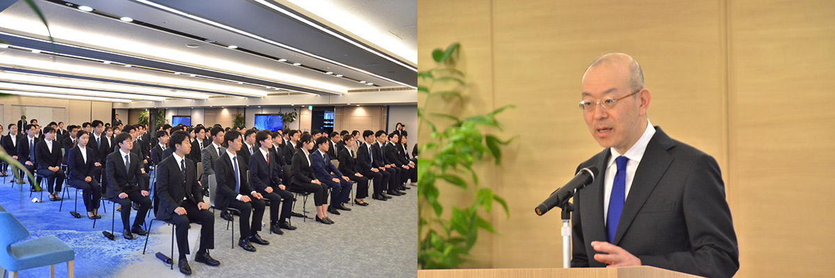 2026年度各社入社式/未来を担う新戦力 NXグループ約900名、SBS185名 20260402MOL01 - 2026年度各社入社式/未来を担う新戦力 NXグループ約900名、SBS185名