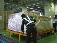 20110310yusen3 - 郵船ロジスティクス／貨物ダメージを軽減する器具新開発