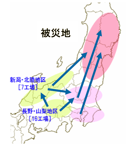 201104077l - セブン-イレブン／東北地方の14配送センターのうち11センターが再開