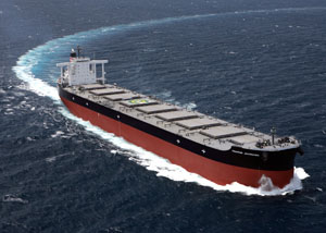 20110615kawasaki - 川崎重工／18万重量トン型ばら積運搬船を引渡し