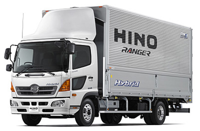 20111019hino - 日野自動車／「レンジャー ハイブリッド」をポスト新長期排出ガス規制対応