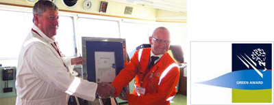 20111024syosenmitsu - 商船三井／LNG船として世界初のGreen Award Certificateを取得
