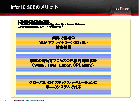 20111026infor7 - 日本インフォア／WMSを統合化したサプライチェーン実行系ソリューションへ