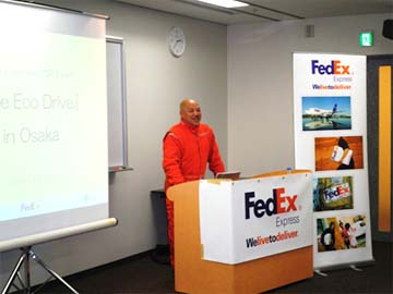 20111108fedex - フェデックス／社員向けエコドライブ研修