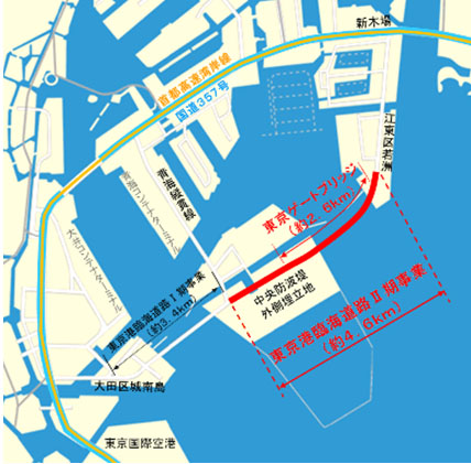 20111117kokudo - 東京ゲートブリッジ／来年2月12日開通