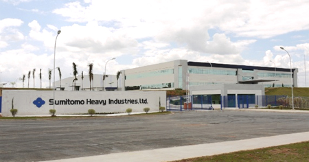 20111125sumitomo - 住友重機械／ブラジルの新工場開所