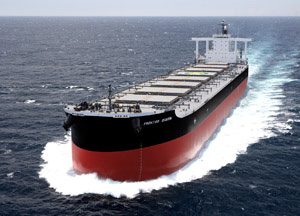 20120117kawasaki - 川崎重工／18万重量トン型ばら積運搬船を引き渡し