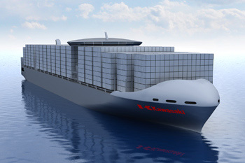 20120118kawasakig - 川崎重工／大型LNG燃料コンテナ船を開発